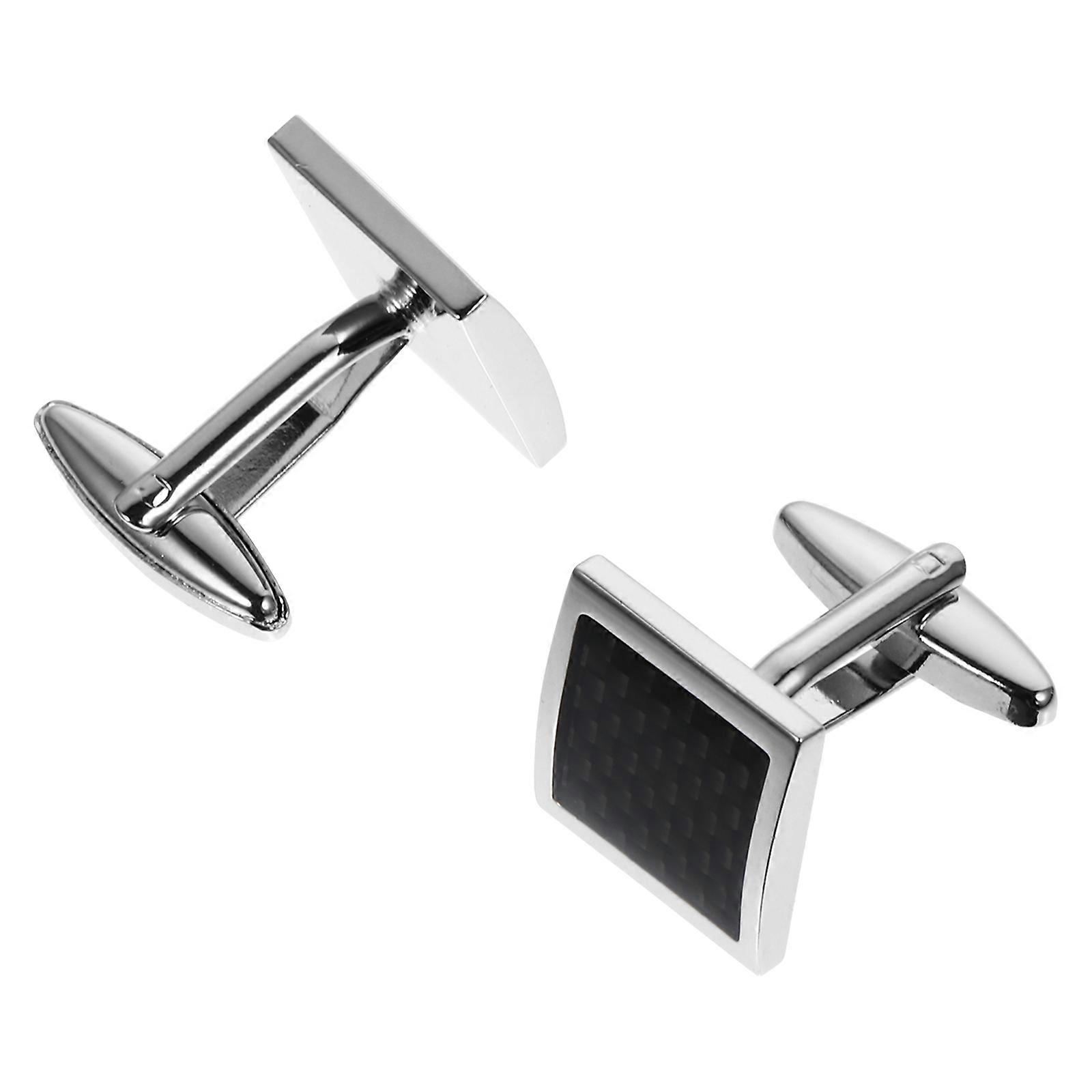 Durably Styled Cuff Links, Square Finish for Enhanced Wardrobe Appeal