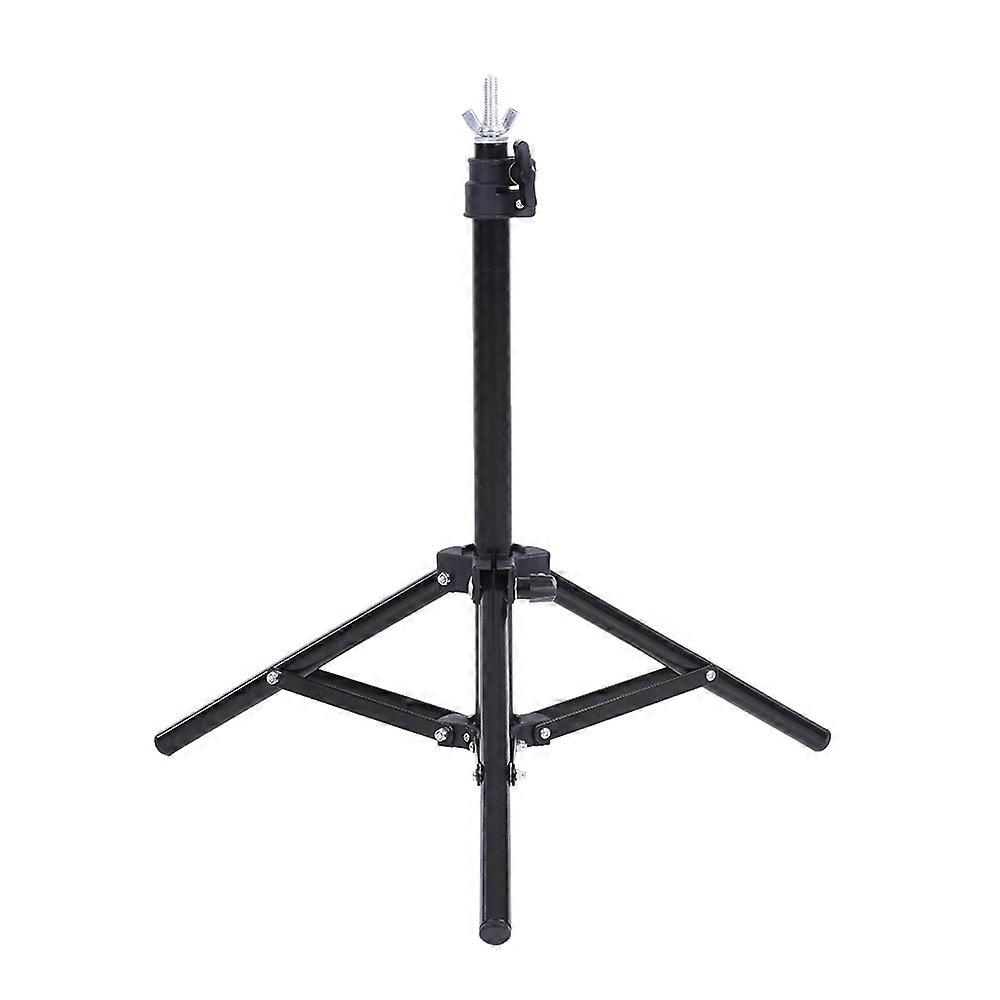 60.5 * 70cm Small Photography Studio Video Metal Support Stand System Kit Set w/ Crossbar & 3 * Clamps for PVC Backdrop Background