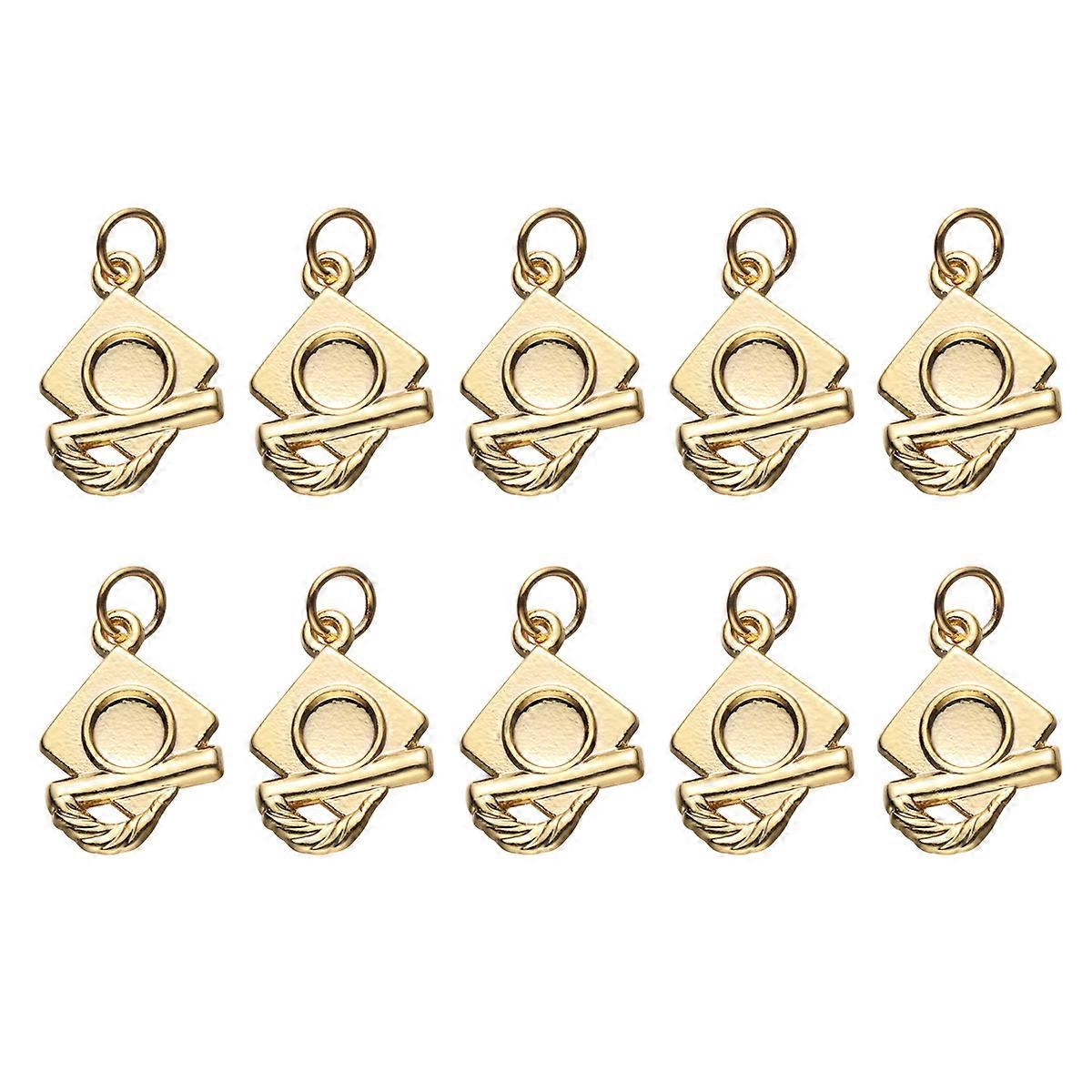 Durably Crafted Graduation Charms, Functional for Multiple Jewelry Applications