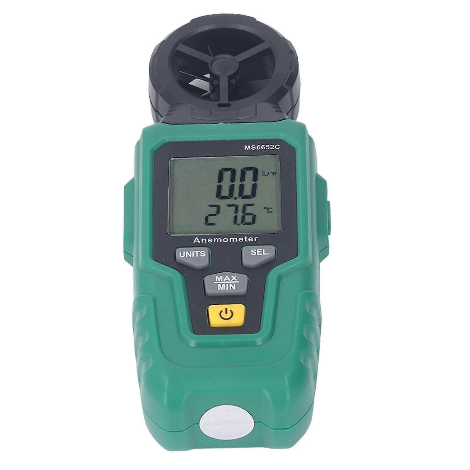 High quality  MASTECH MS6652C Digital Anemometer Handheld Anemometer is used to