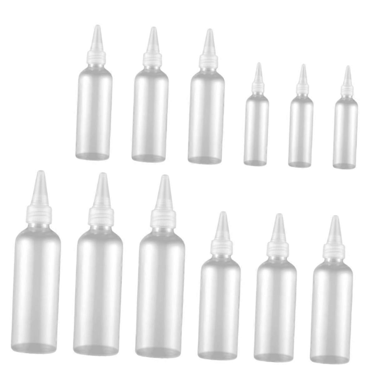 Squeeze Bottle 20-Piece Precision Applicator Bottles For Syrup, Lotion, Pointed-Mouth Plastic Empty Bottles For Salon
