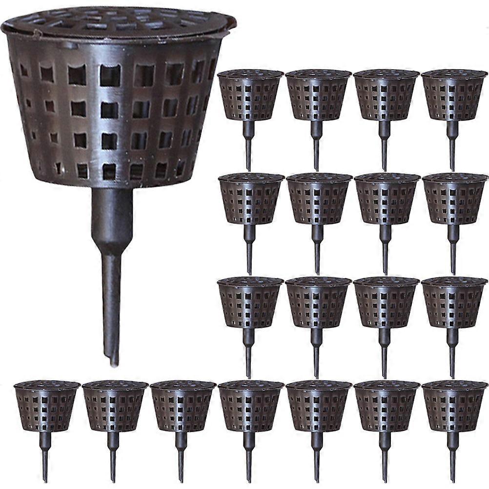 20pcs Reusable Plant Fertilizer Baskets with Lid for Potted Plants, Balcony, Outdoor Gardens, Bonsai and Flower Care