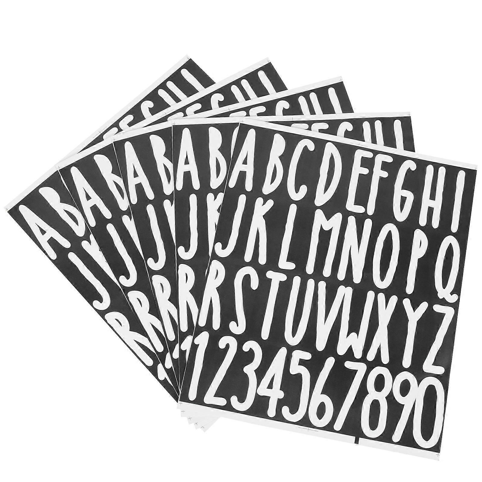 Self-Adhesive Mailbox Labels, PVC Stickers for Creative Signage Projects