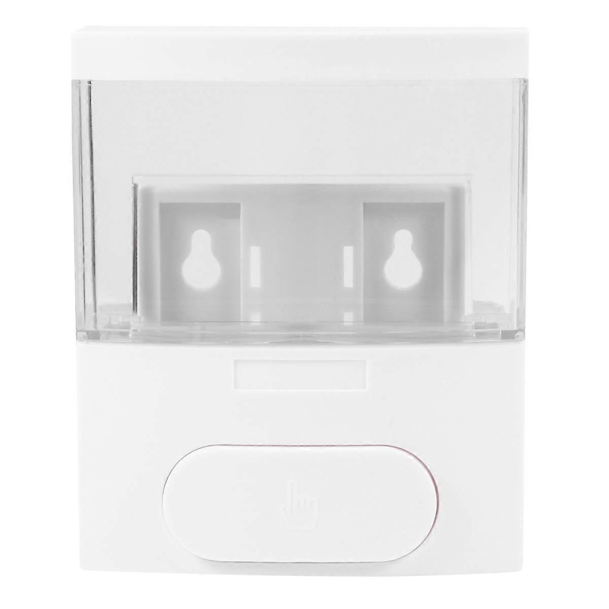 Liquid Soap Dispenser Wall Mountable Kitchen Use ABS Material Rectangular Shape Foaming Goods Dispensing 14x11.5x5.3 Cm 1Pcs