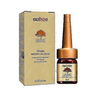 OUHOE Ginger Siero Anti-Perdita di Capelli, Idratare Secco Short-Tempered Essence Nutrition Forte Riparazione Hai