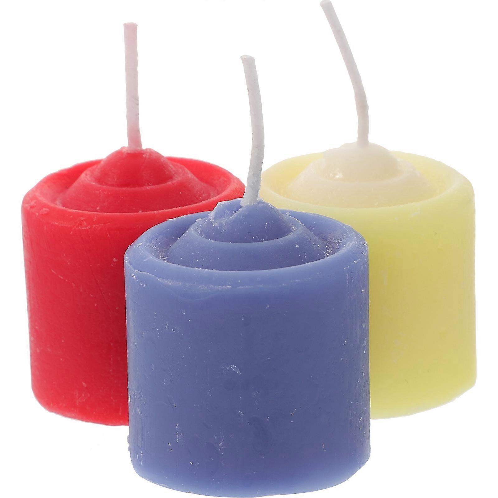 Romantic Candles Low Temperature Wax Dripping Candles for Lovers Couples Time Assorted Color 3Set