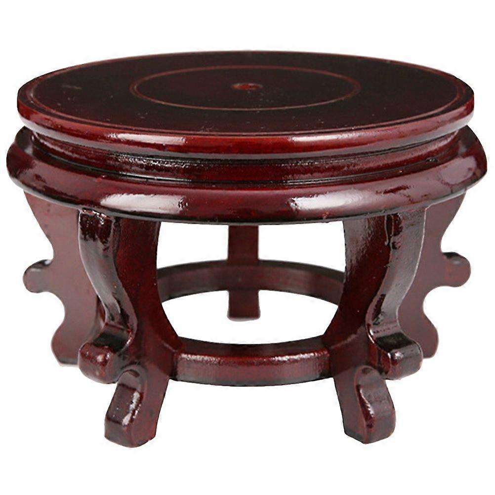 Wooden Display Base Handicraft Figurine Display Stand Tabletop Vase Fish Tank Base