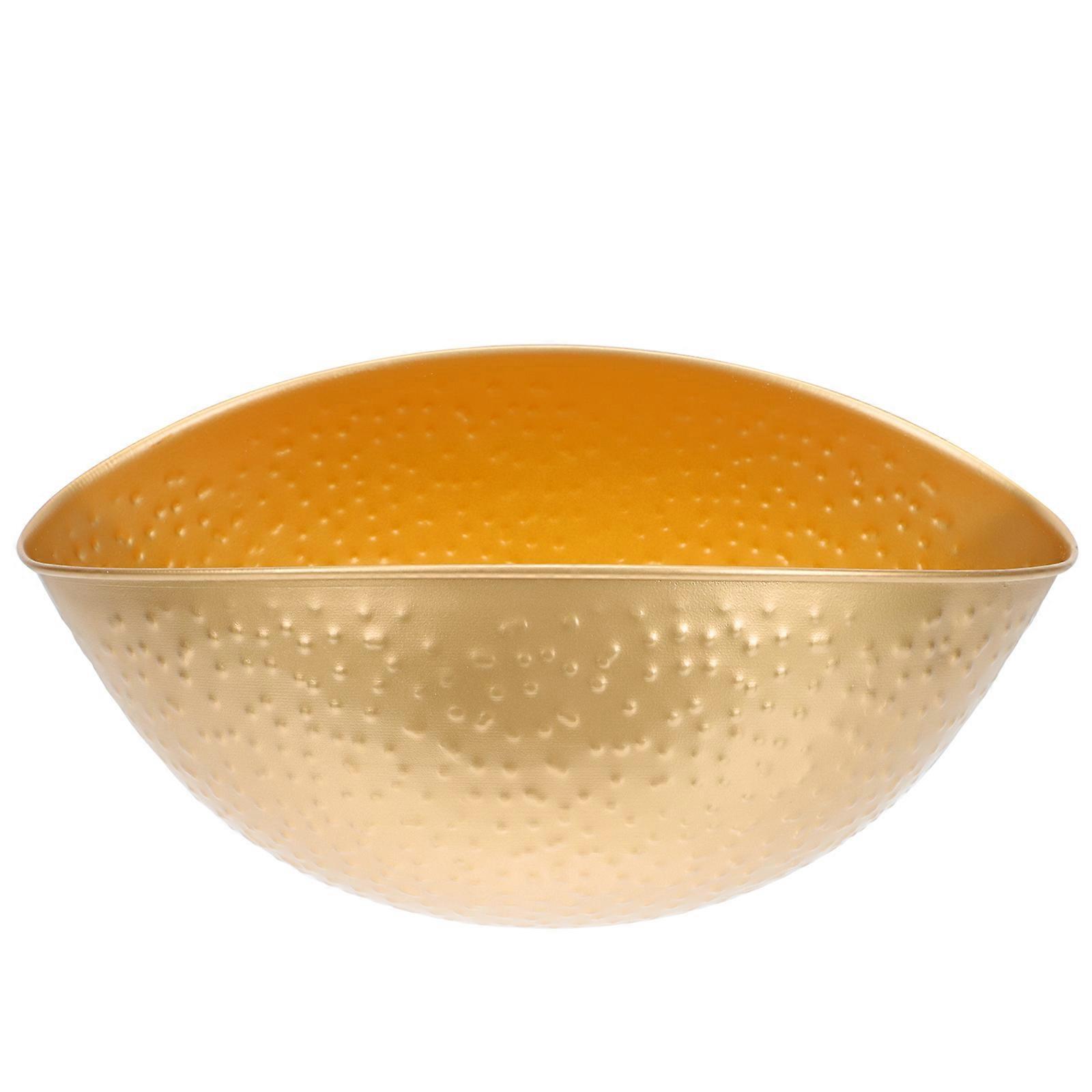 The **Vintage Gold Popcorn Bucket** is a charming and versatile decorative item that serves both functional and aesthetic purposes. Here's a