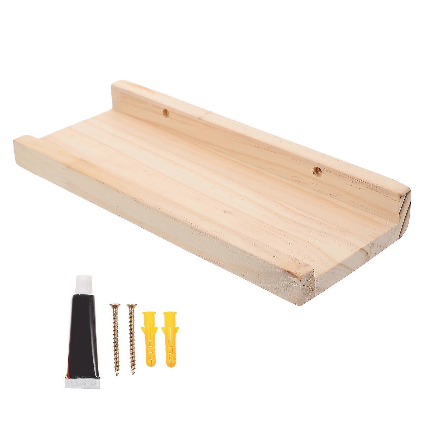 Rustic Style Wall Shelf Floating Shelves Kitchen Home Office Furniture 11.8 4.7 1.5in Storage Space-saving 1Pack