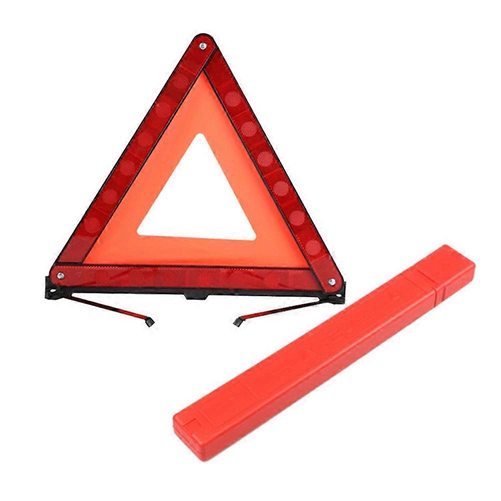 Lightweight Portable Reflective Emergency Triangle for Cars, SUVs, and Roadside Assistance – Durable Warning Sign for Safe Parking