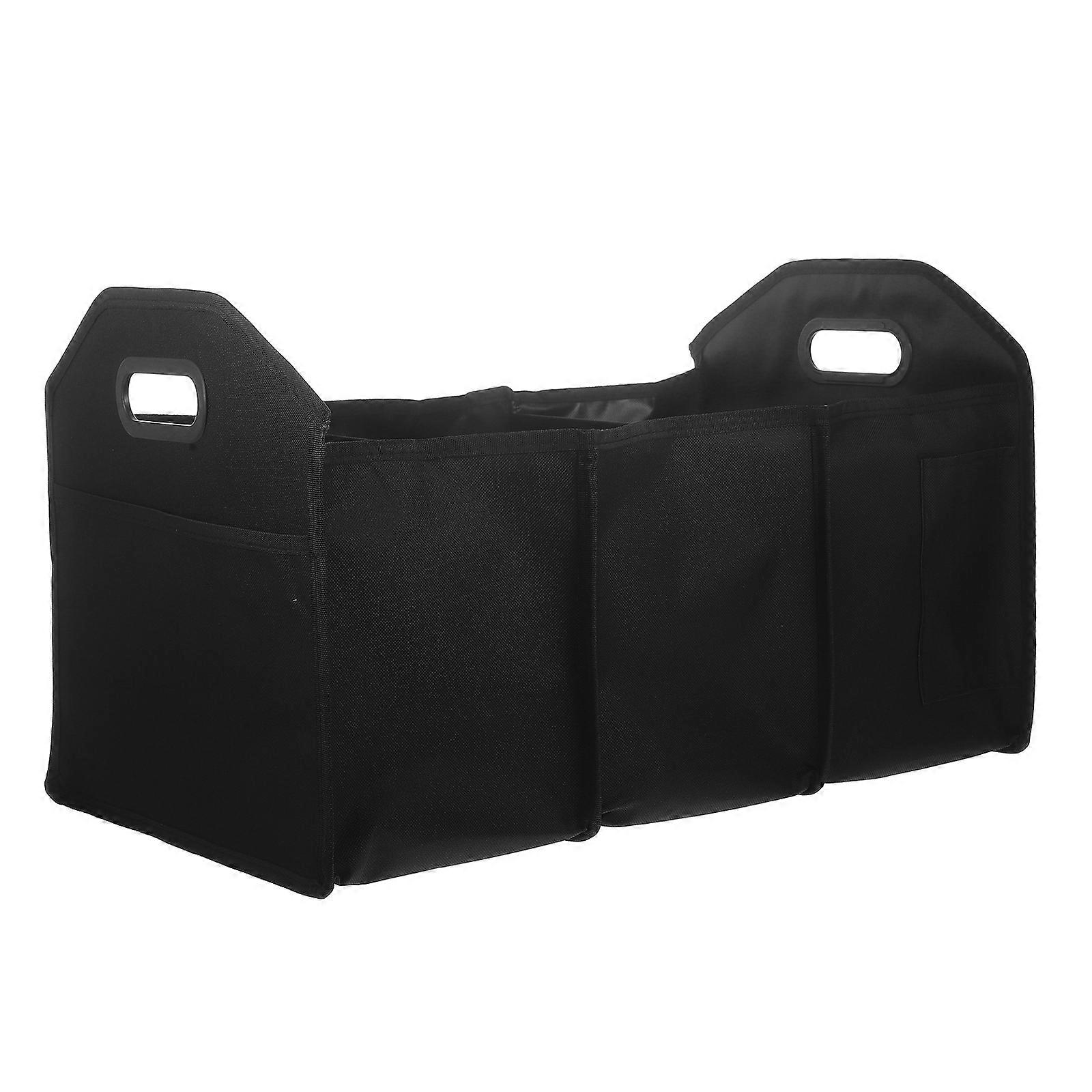 It looks like you're describing a **car trunk organizer**—specifically a **foldable, compartmentalized storage solution** designed for **SUVs** to