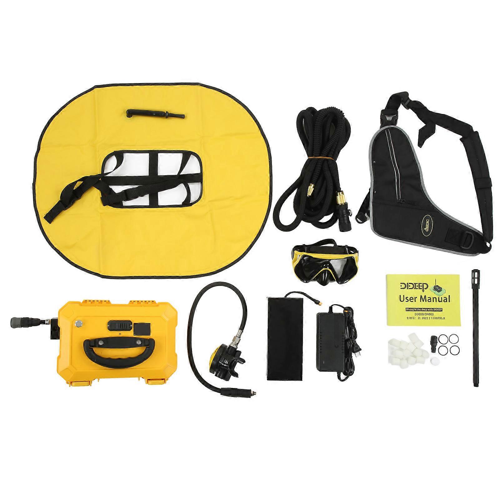 DIDEEP D3000 Diving Ventilator 40000mAh Tankless Diving System for Outdoor