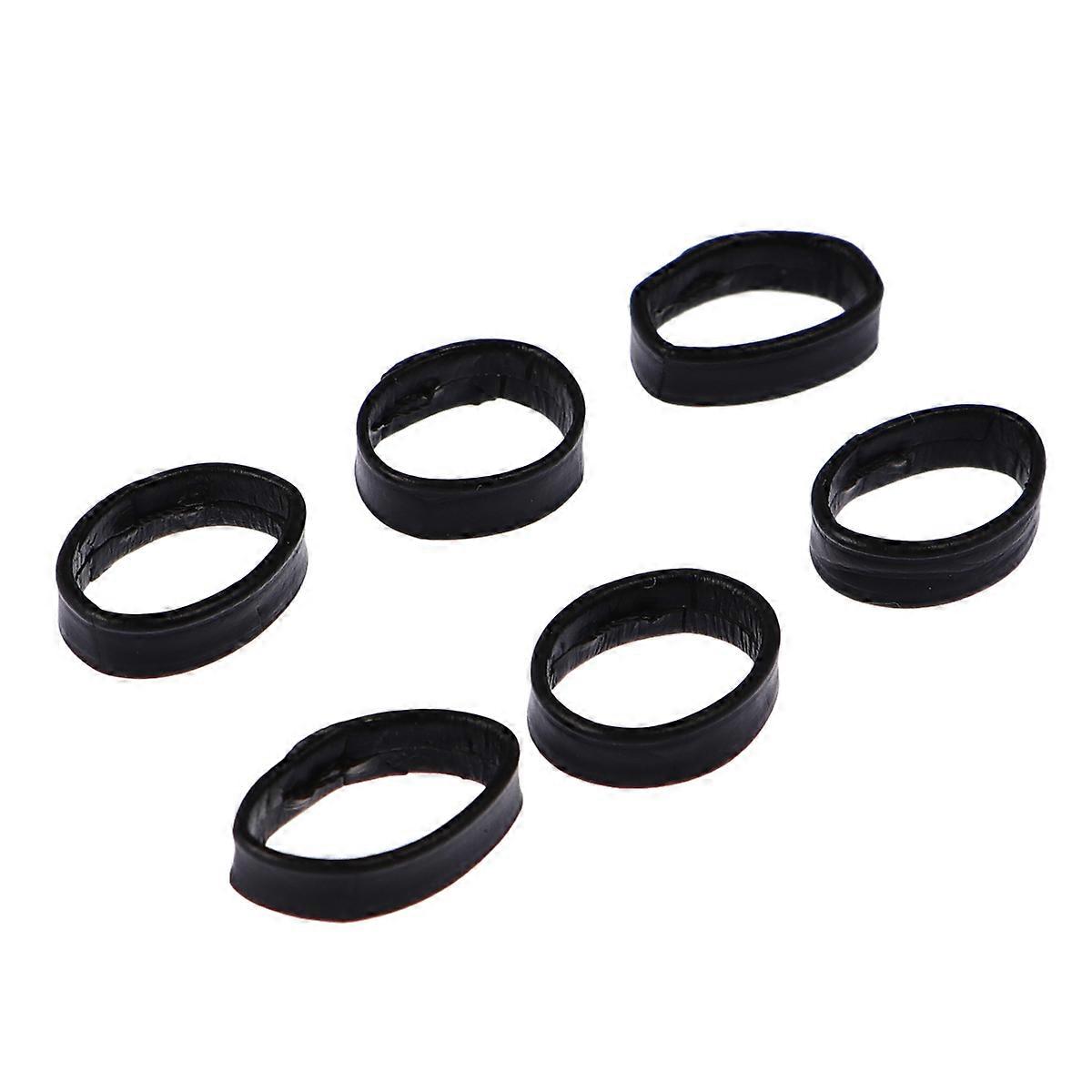Leather Watch Band Ring for Watch Strap Accessories Easy to Replace Men and Women 6Set