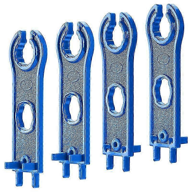 4PCS Solar Connector Tool Wrenches, Solar Panel Connector Assembly Tool for Connectors, Plastic Sol