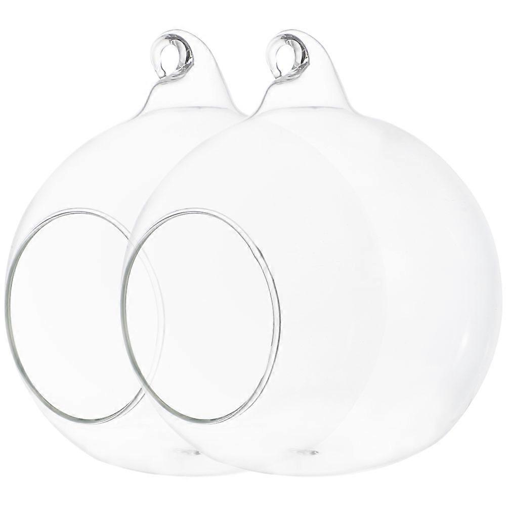 Glass Hamster Cooling House 2pcs Creative Hideout for Chinchilla Guinea Pig Small Pets, Lightweight Portable Nest for Comfortable