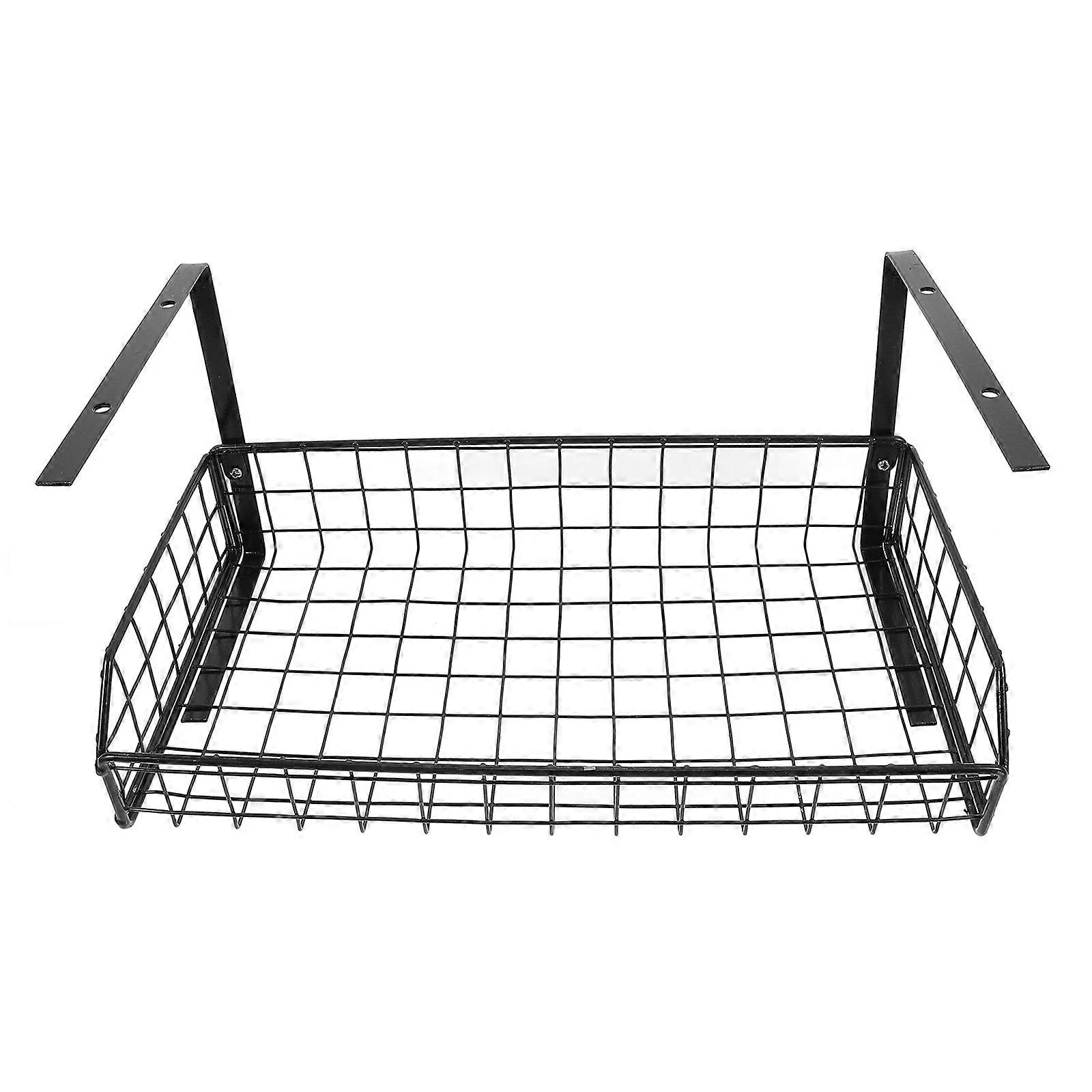 Cord Organizer For Desk Cable Storage Under Desk Simple Design Iron 35.50X19.00X17.00CM 1Set