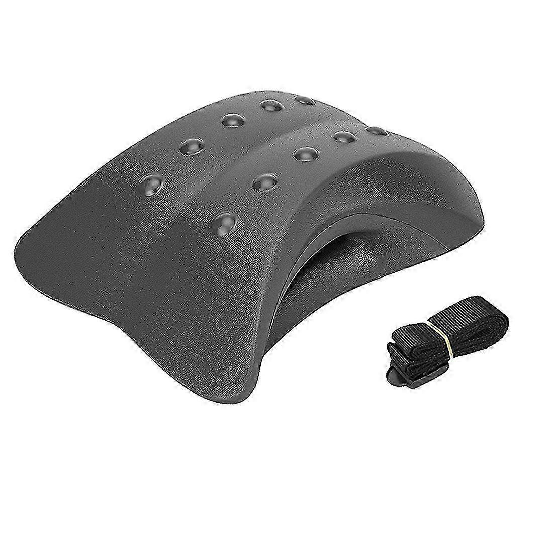 Lower Back Stretcher Foam Device ,Lumbar Support Device, Spinal Deck ,Lumbar Traction Cushion Black