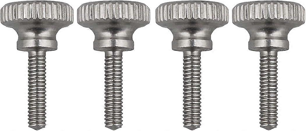 A set of 4 M2.5 x 10mm stainless steel thumb screws to improve tool practicality