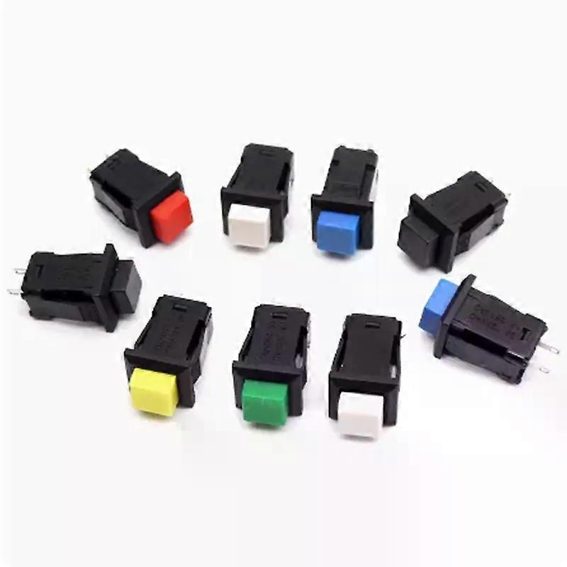 10pcs DS-429 Self-Locking Momentary Switch 3A 125V Push Button Switch