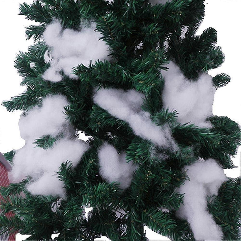 Christmas False Snow Decoration 50g/Bag Soft PP Cotton DIY Artificial Snow For Christmas Tree