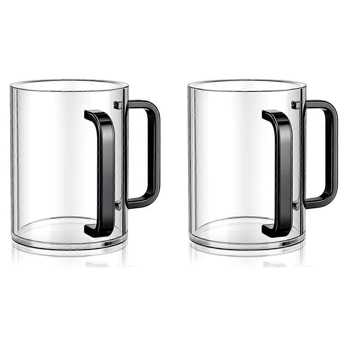 Håndvaskkopp med doble håndtak Akryl vaskekopp for Netilat YadayimNegel Vasser Vaskekopp Hånd