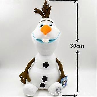 40/50cm Frozen Stuffed Doll Princess Anna Elsa Dolls Plush Toy For Kids Birthday Gift（Olaf 30cm）