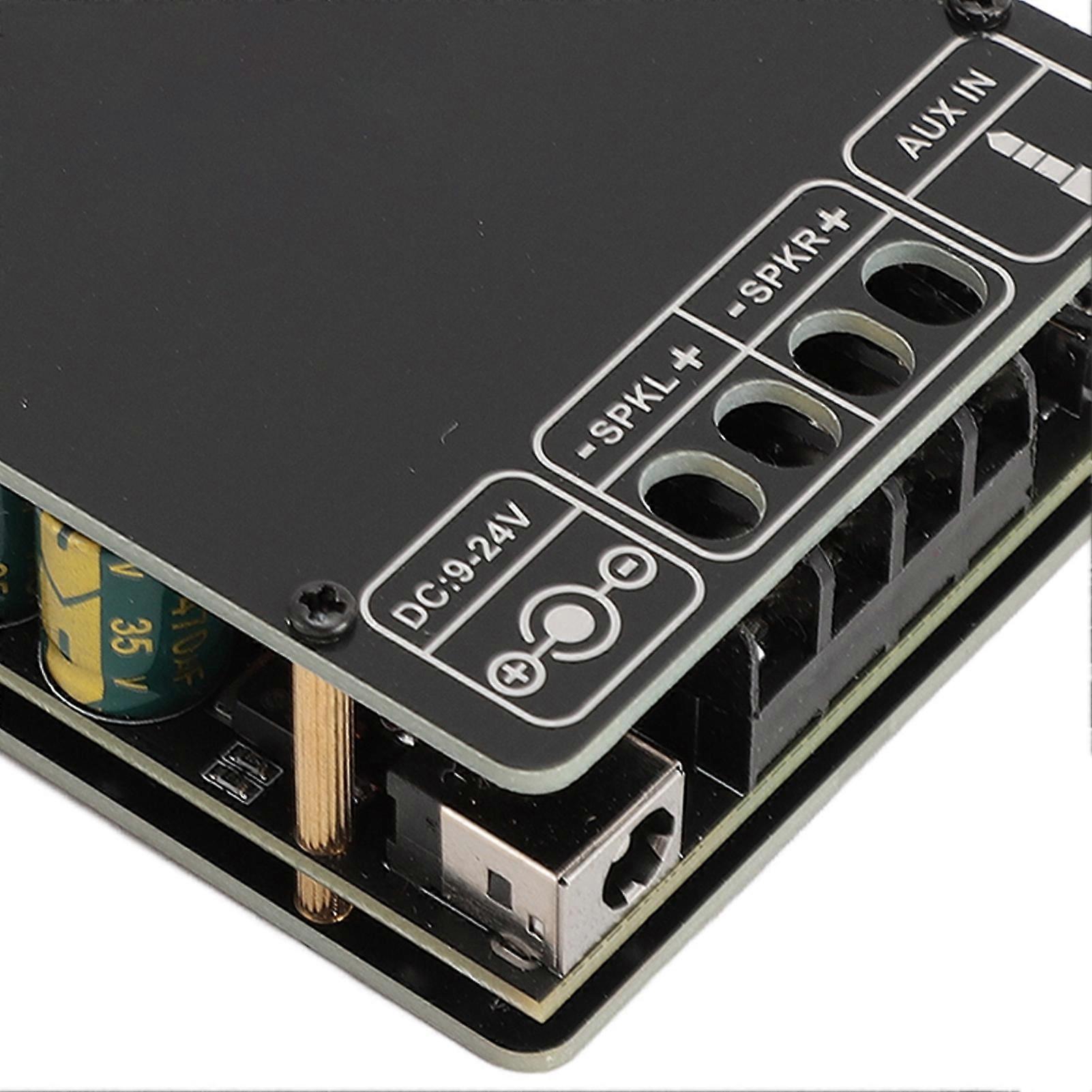 Bluetooth Amplifier Board Dual TPA3116D2 Chips 200W Stereo Power Amplifier Module with USB 3.5mm AUX Input Support