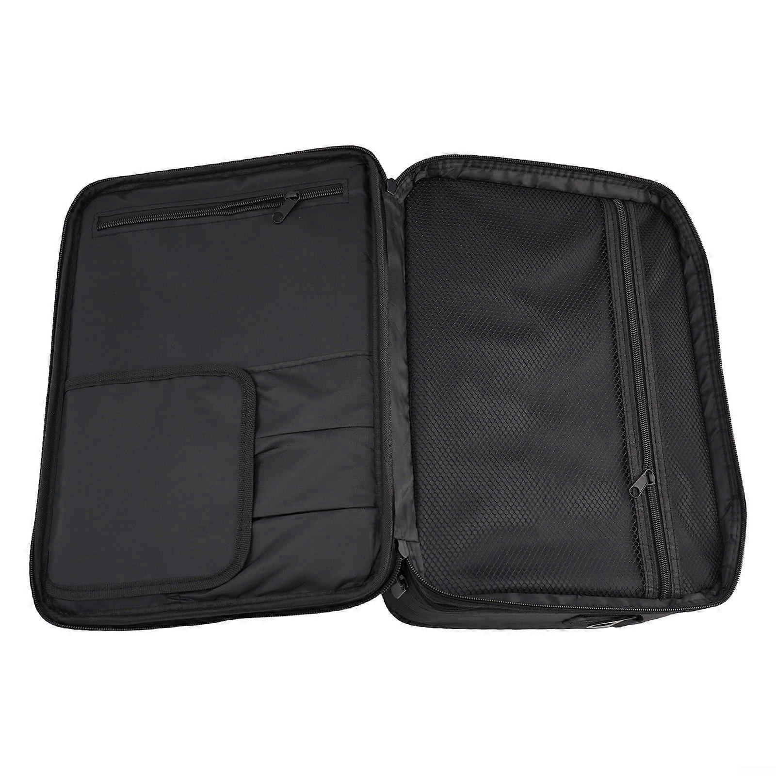 Robust fishing gear storage case with large opening for quick access to equipment, S