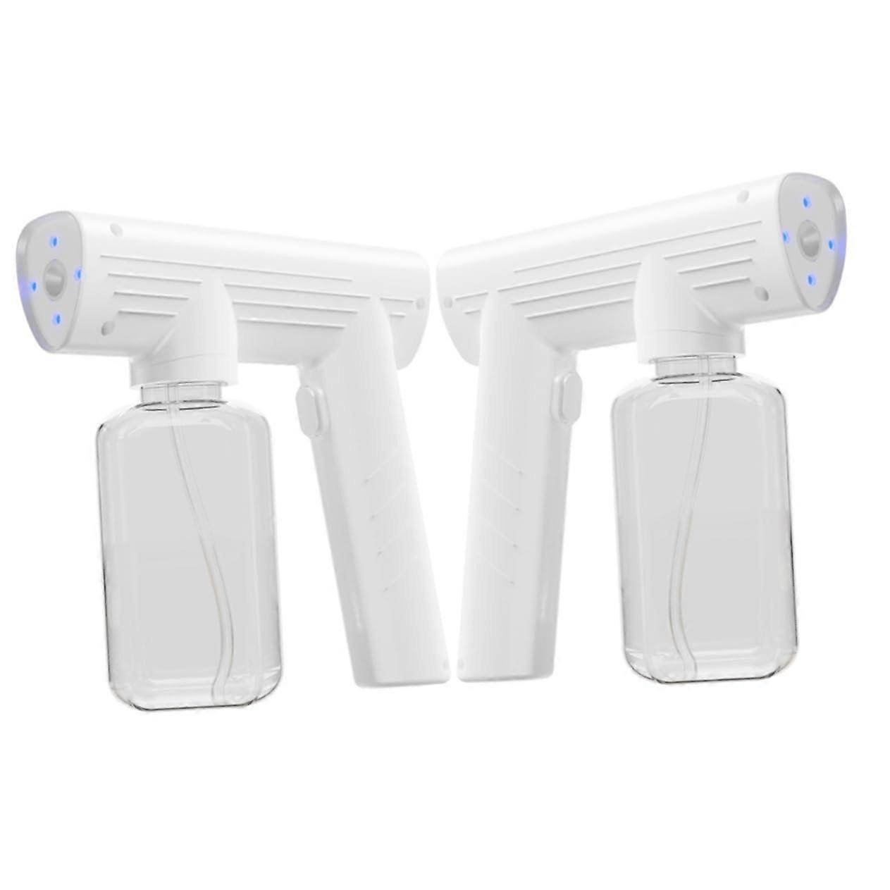 Wireless Nano Water Sprayer Set - 2 Packs, Handheld Disinfectant Sprayer Tool, ABS Material, Indoor Use, White Color