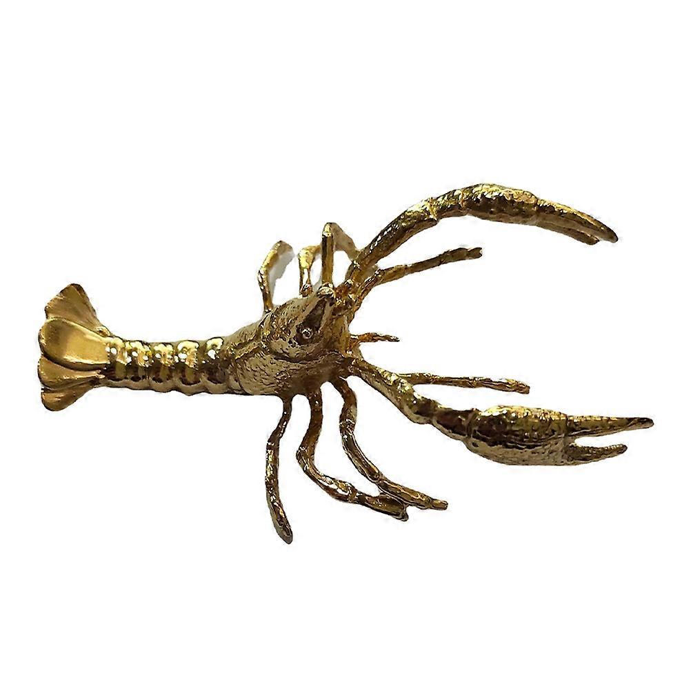 Kitchen Cabinet Handle Brass Single Hole Handle Lobster Shaped Durable Rust Resistant 1Pack