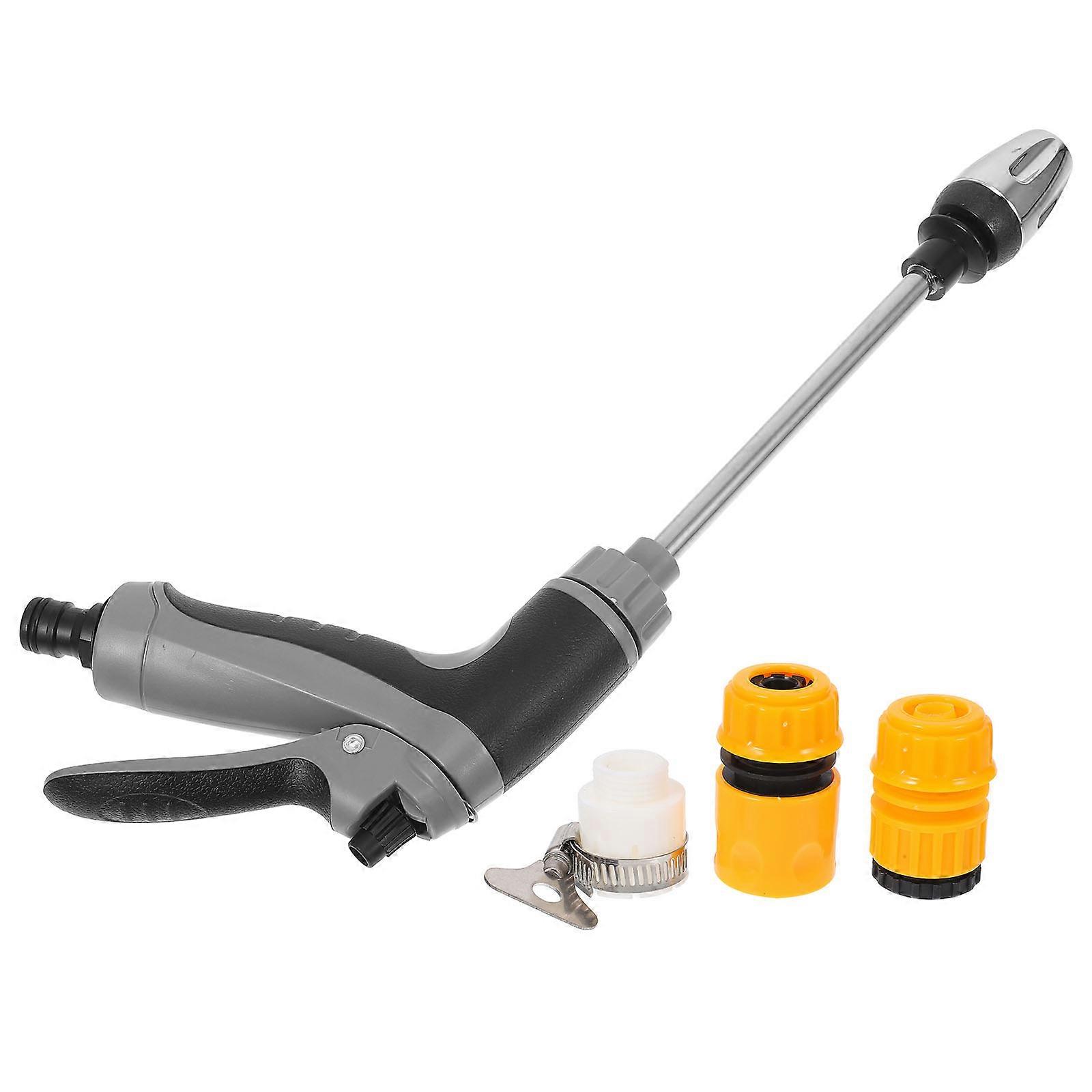 Pressure Washer Nozzle For Garden Hose Watering Hose Sprayer Adjustable Spray Patterns Long Handle 1Set