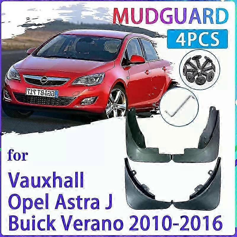 Con 4 Pcs Car Mud Flaps For Opel Vauxhall J Verano 2010~2016 Mudguard Splash Mudflaps Auto Accessories
