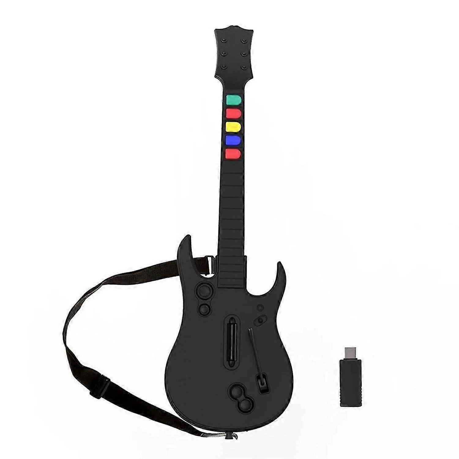 Controller per chitarra da gioco wireless 2.4G per PC compatibile con Clone Hero Rock Band Games Remote Joysti