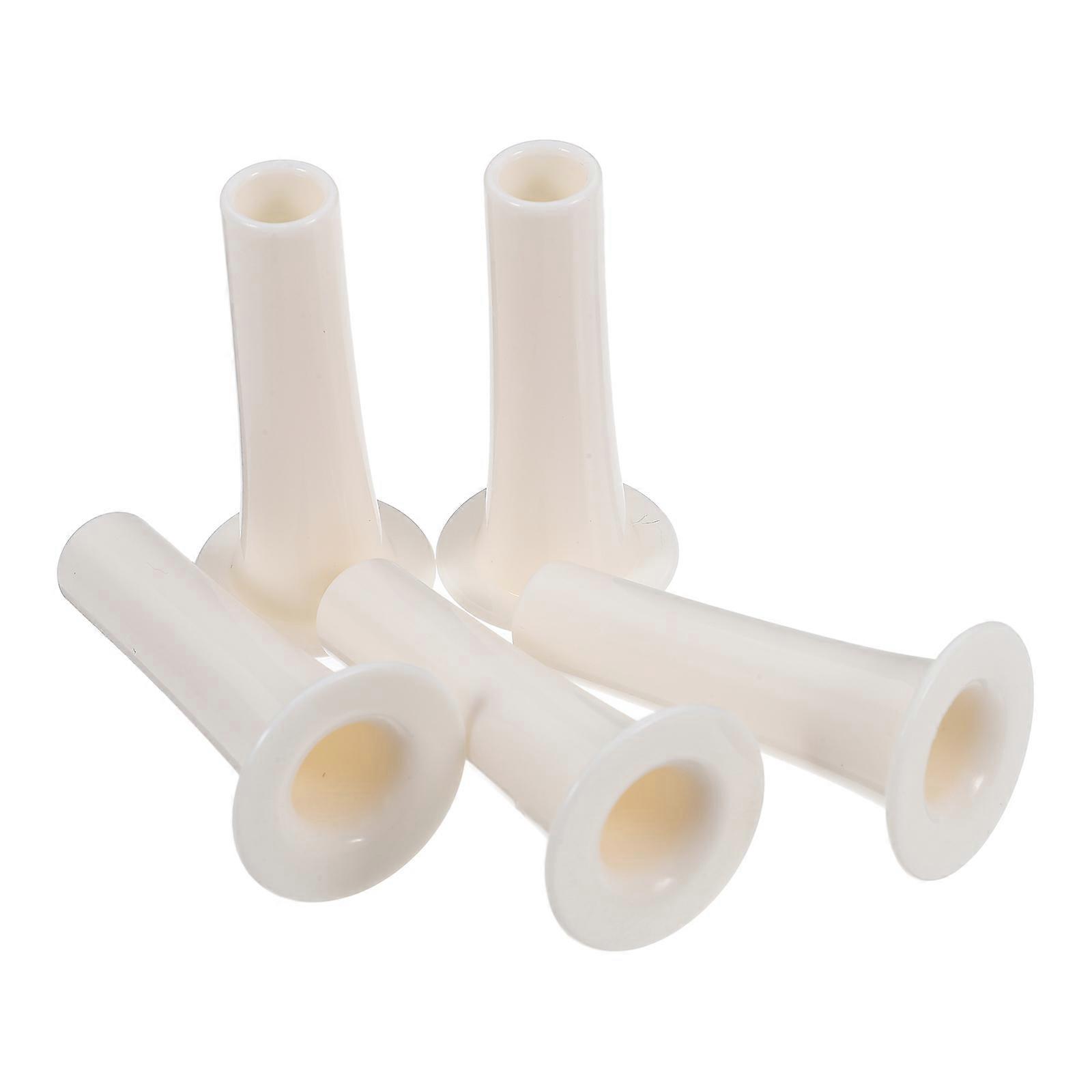 Silicone Straw Tips For Sports Cup Drinking Bottle Reusable Accessory White 5Pcs