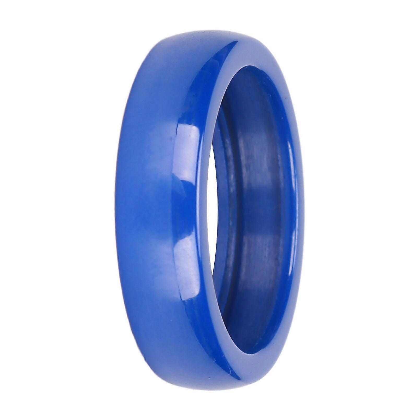 Blue Key Fob Finger Ring Ceramics Car Smart Ring Replacement for Tesla Model 3 X S Y#6