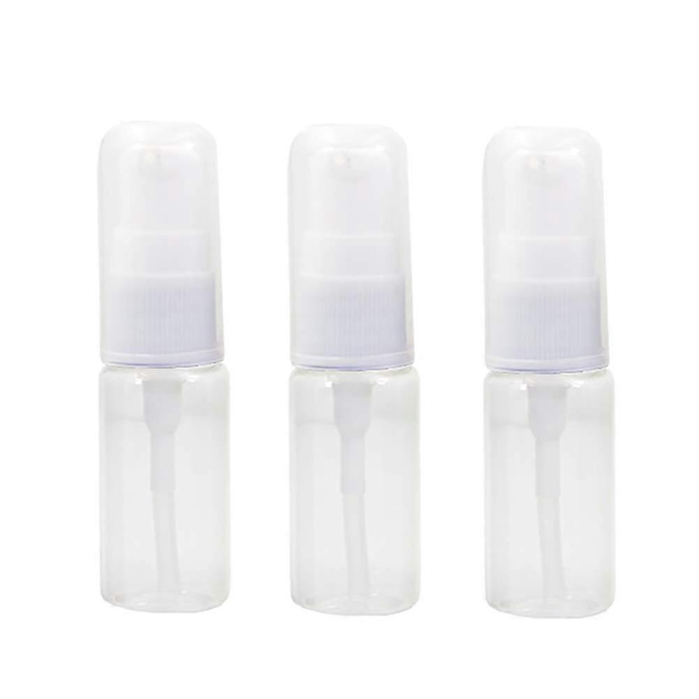 Plastic Pump Dispenser 6 Pack Transparent Travel Bottle 15ml Lotion Container