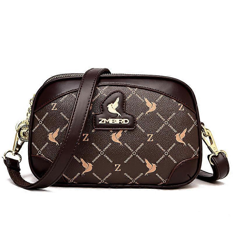 Women's small square bag, durable category, printed color-blocking fashion
