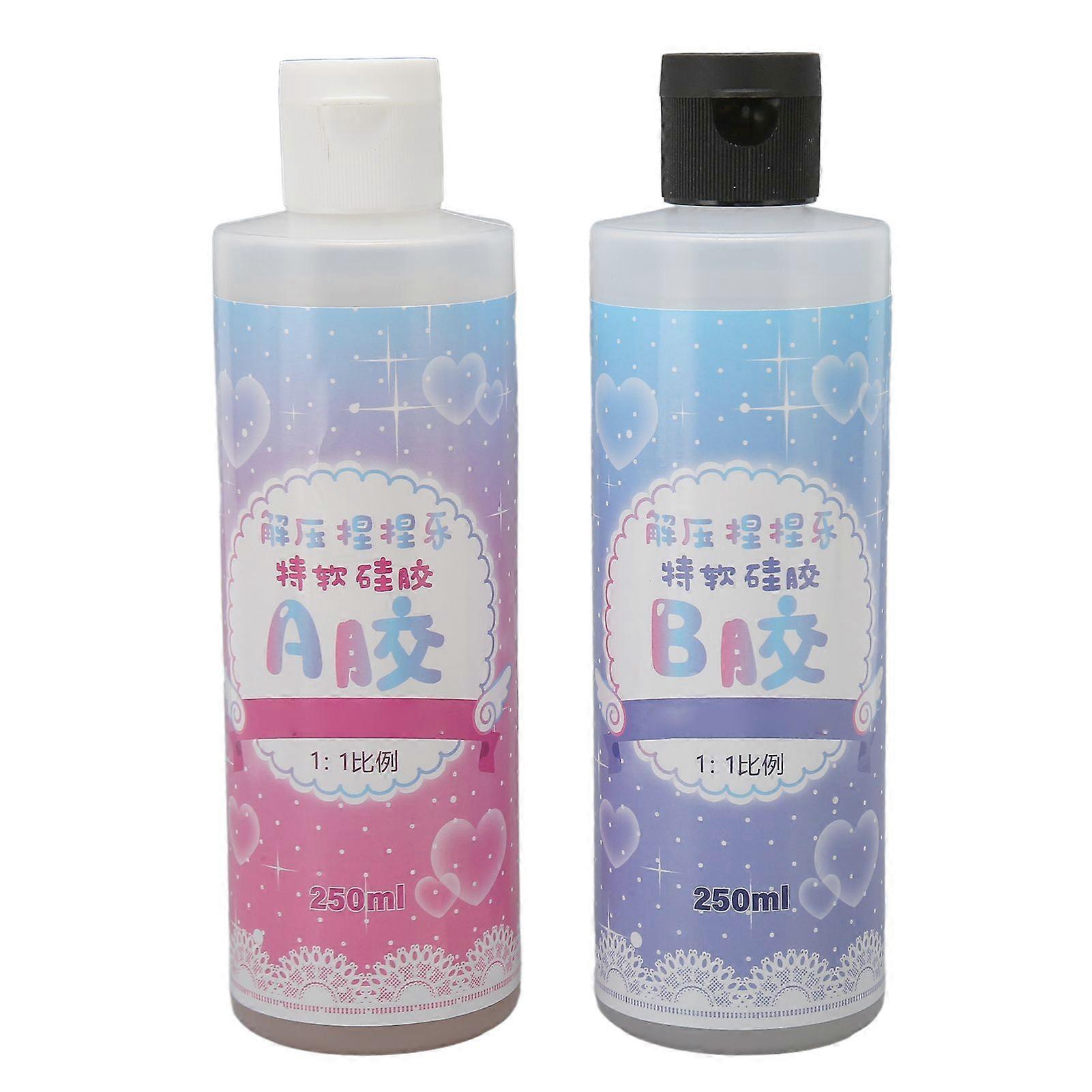 2025 Último modelo Líquido Translúcido Silicona DIY Elasticidad Amasado Exprimido