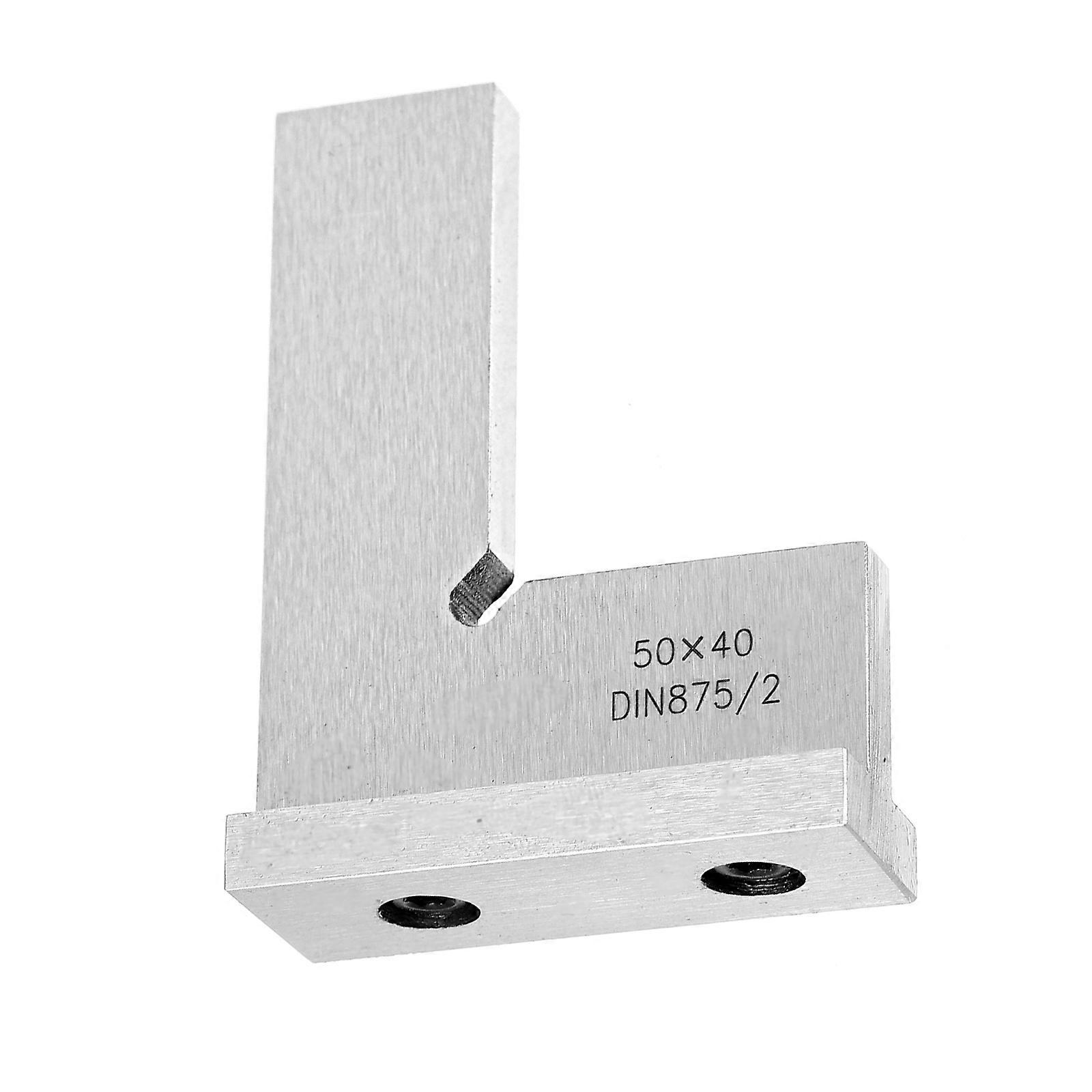 Carpenter Squares Woodworking Square Protractor Angle Measurement For Fathers Home Use Silver 50X40MM 1Pack