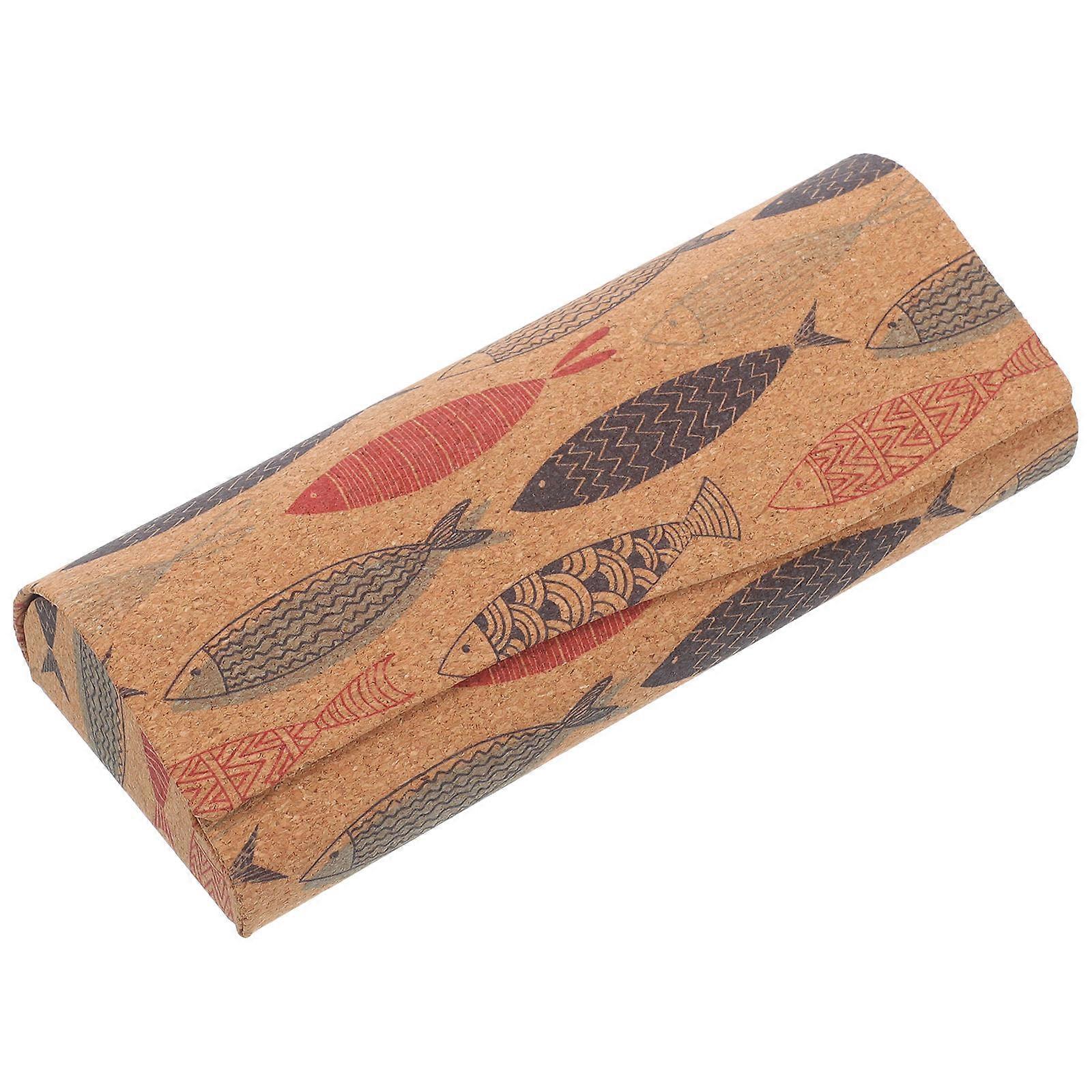 Retro Sunglass Case with Hard Shell Design for Travel Stylish Eyewear Organizer for Students and Fashion Enthusiasts