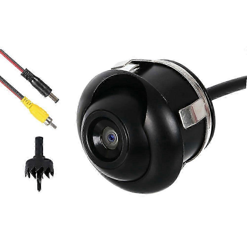 360° HD Car Rear Front View Reverse Back Up Reversing Camera Waterproof Night Vision for Displayblack SZRH A-D 65