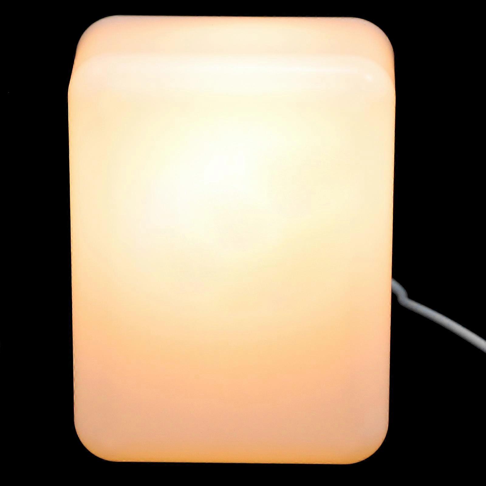 LED Night Light Mahjong Shape Table And Dormitory Use 12.5x9cm 1Pc