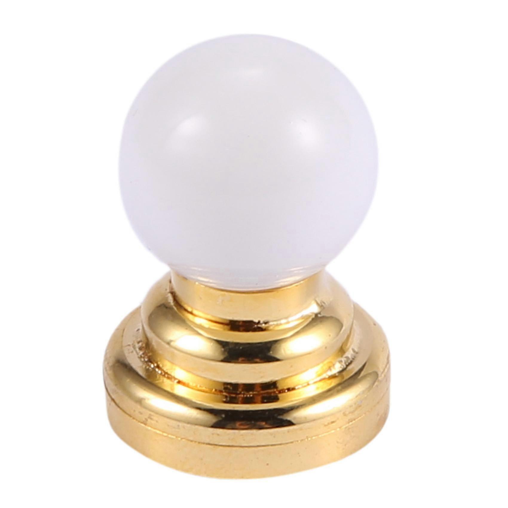 1:12 Dolls House Miniature Globe White Ceiling LED Light Lighting Lamp with BatteryEdition 0711