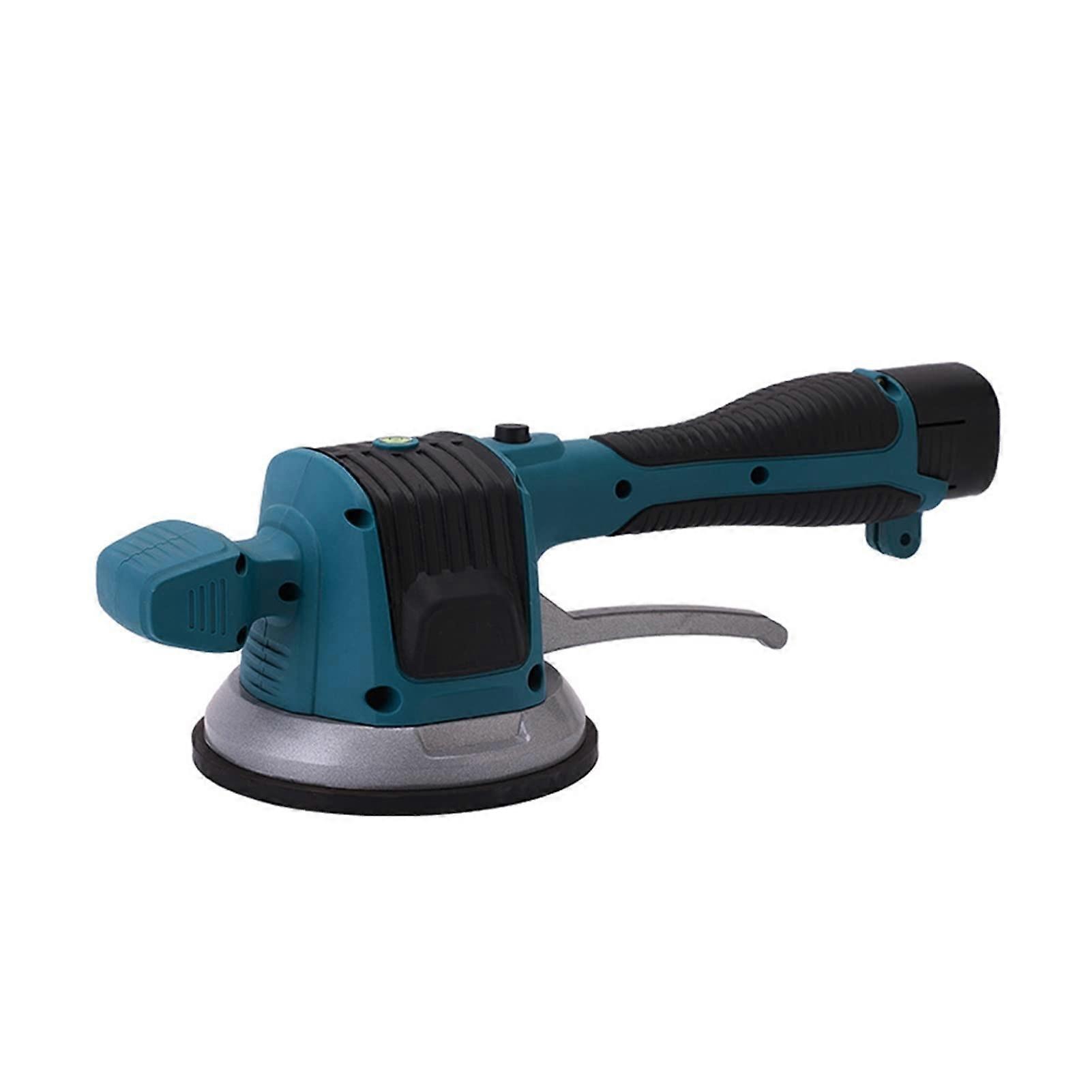 Ceramic tile vibrator leveling machine suction cup, suitable for flat objects, adjustable, portable, automatic dent remover (green)