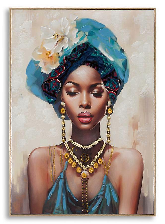 GEMÄLDE MIT RAHMEN AYDA -B- CM 72X4,5X102 