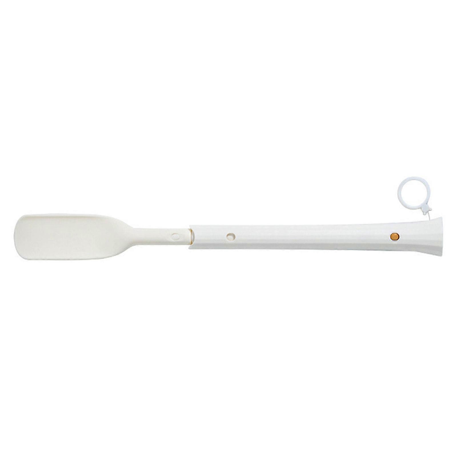 Space Saving Retractable Shoe Helper With Extended Handle Sturdy Plastic Shoehorn Flexible Shoe Lifter Tightening Rod Multicolor