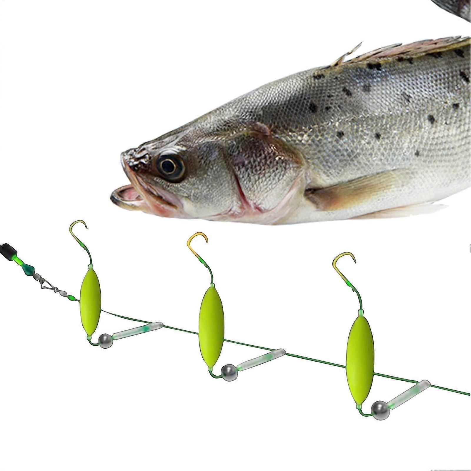 Carp Hair Rigs, Curved Barbed Hooks Quality Carbon Steel, Adjustable Design No. 10
