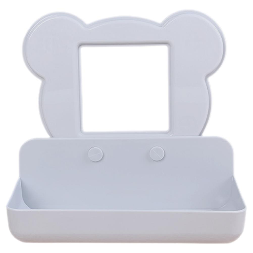 Socket Storage Shelf Electric Outlet Cover Shelf Home Use Simple Design Waterproof Plastic 1Pcs