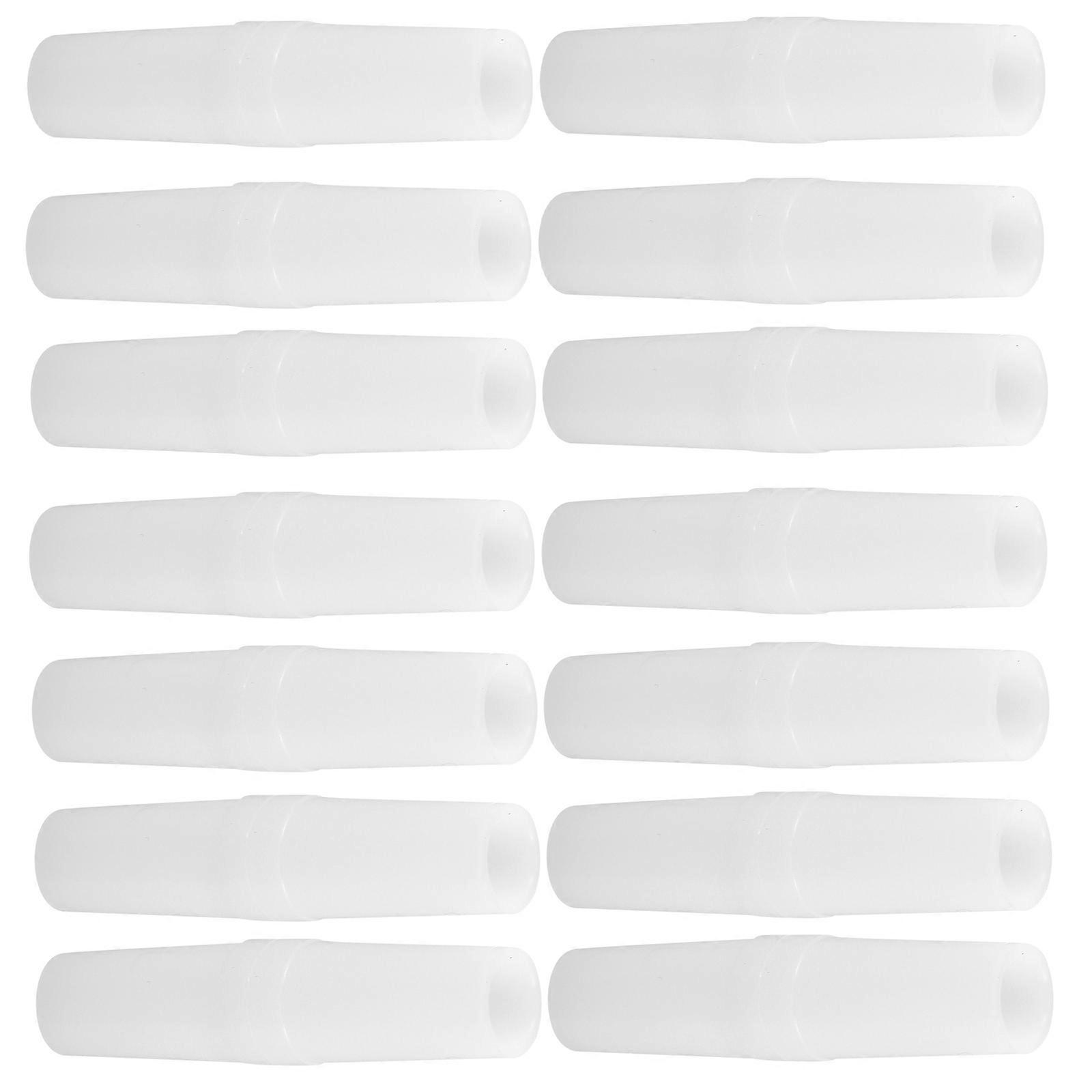 White Sturdy Glass Fiber Bed Net Rod Connectors for Easy Installation and Stable Mosquito Net Frames 20 Pieces