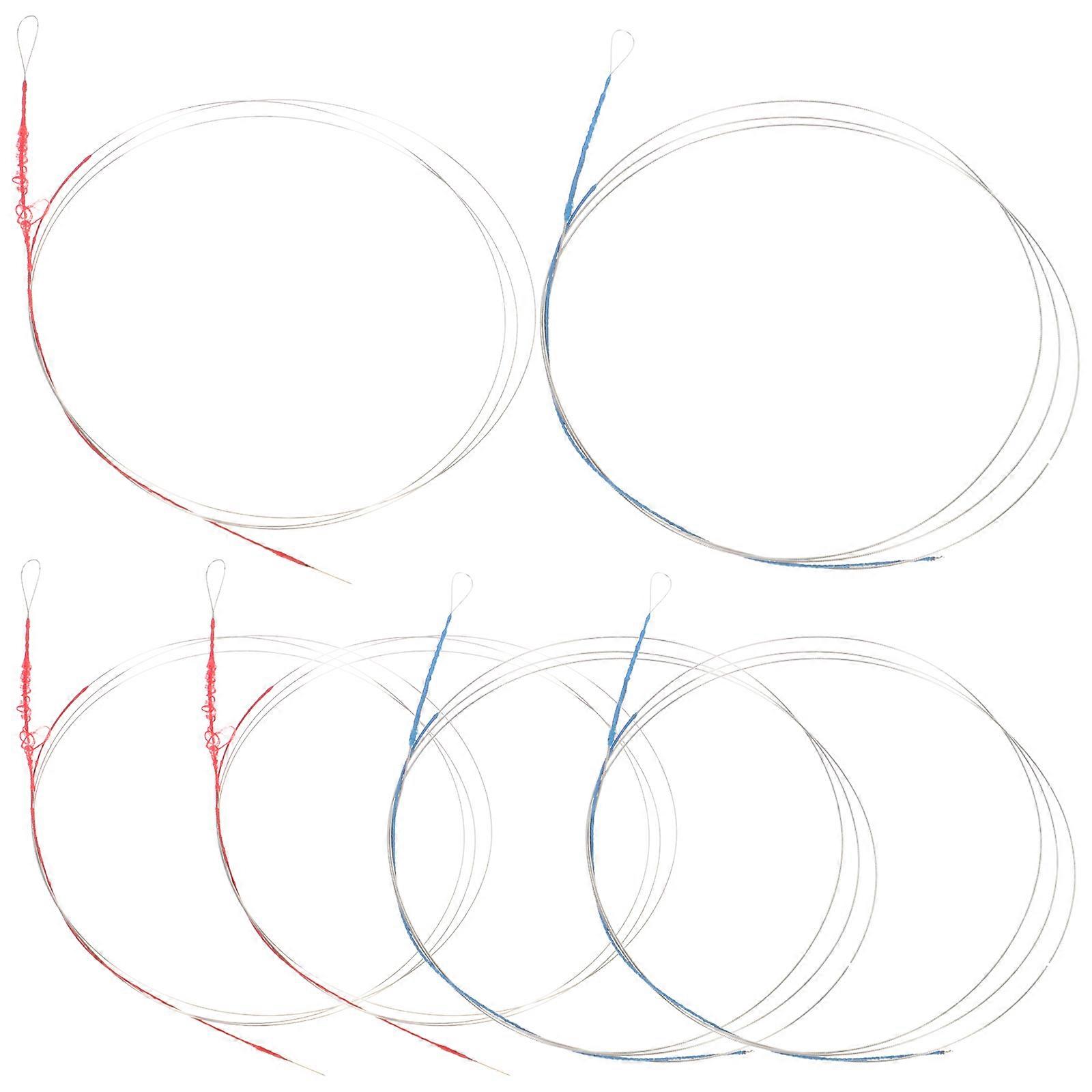 Erhu Strings Kit Bright Tone Steel Wire Erhu Parts Easy to Adjust Replacement Convenience Traditional Chinese Instrument 3 Sets